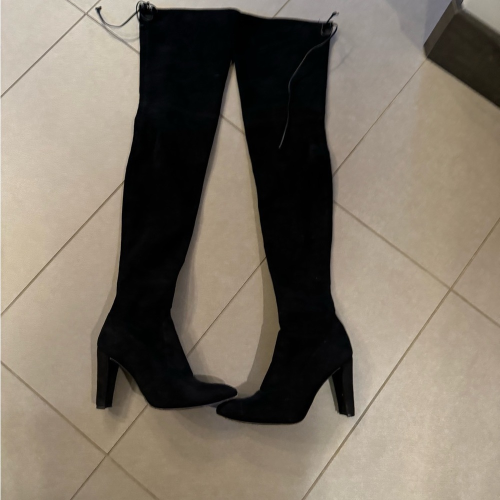 Stuart Weitzman Thigh High Suede Boots